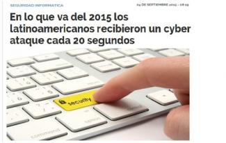 Estadística cyber ataques 2015